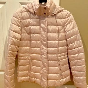 Women’s Light Pink Puffer Jacket Size Small